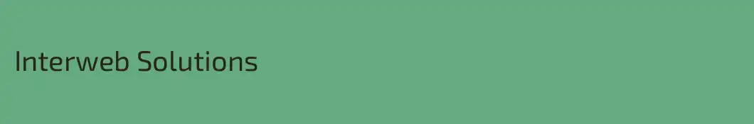 Interweb Solutions